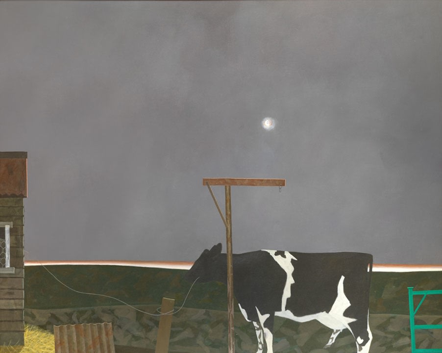 James Fairgrieve RSA RSW, Evening Feed , 1988