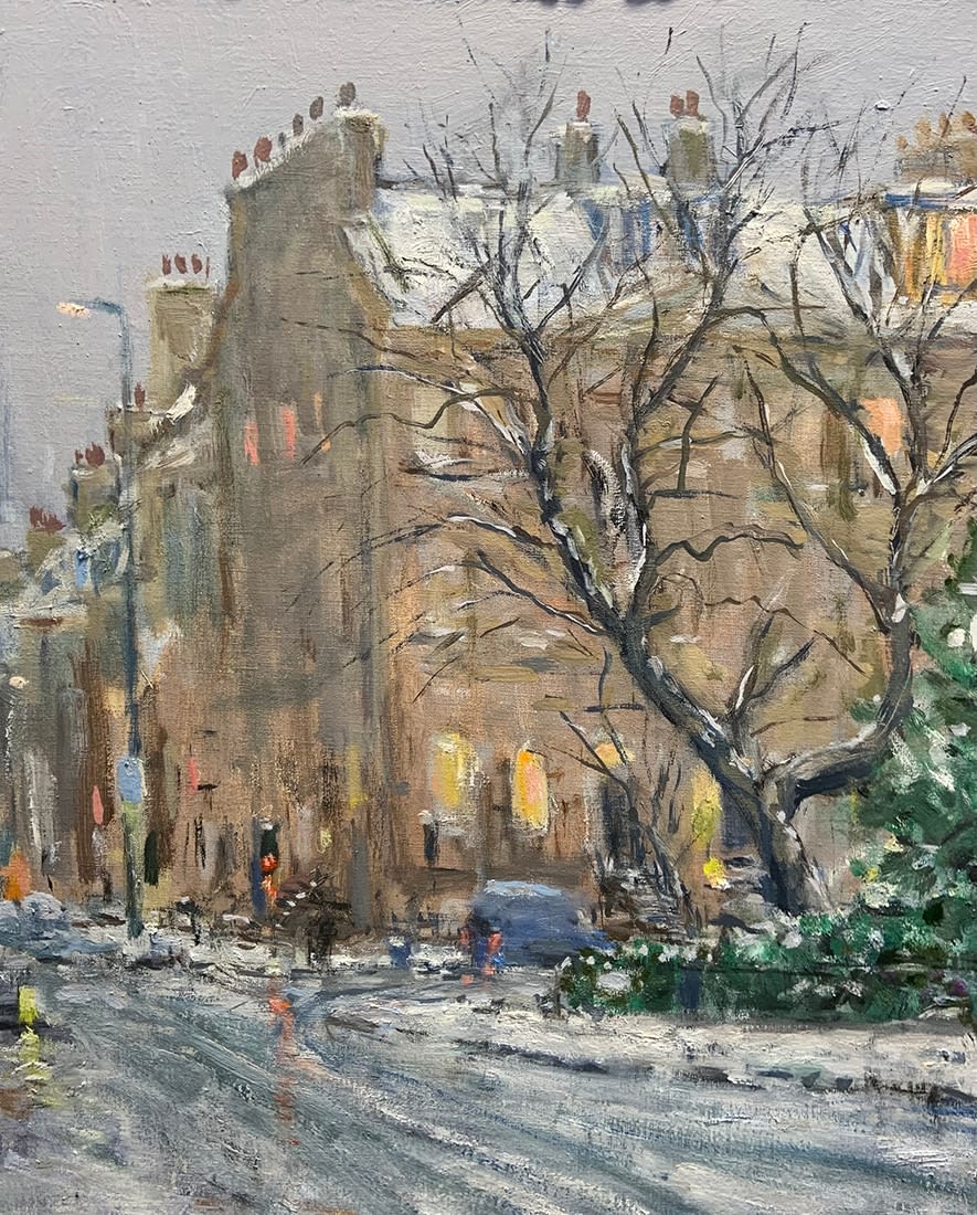 Henry Kondracki RSA, Robert Louis Stevensons childhood home