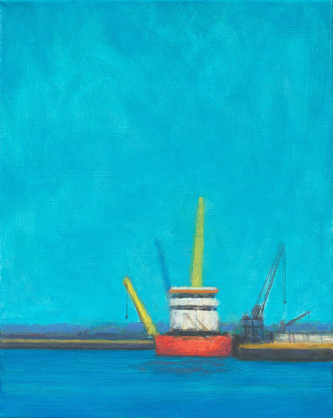 Philip Archer OBE, Red Boat with Cranes