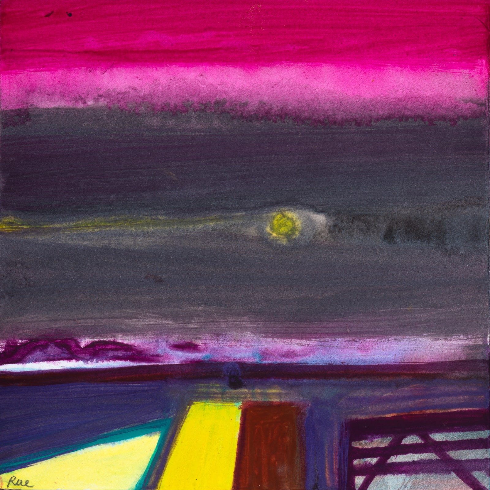 Barbara Rae DBE CBE RA, Yellow Moor