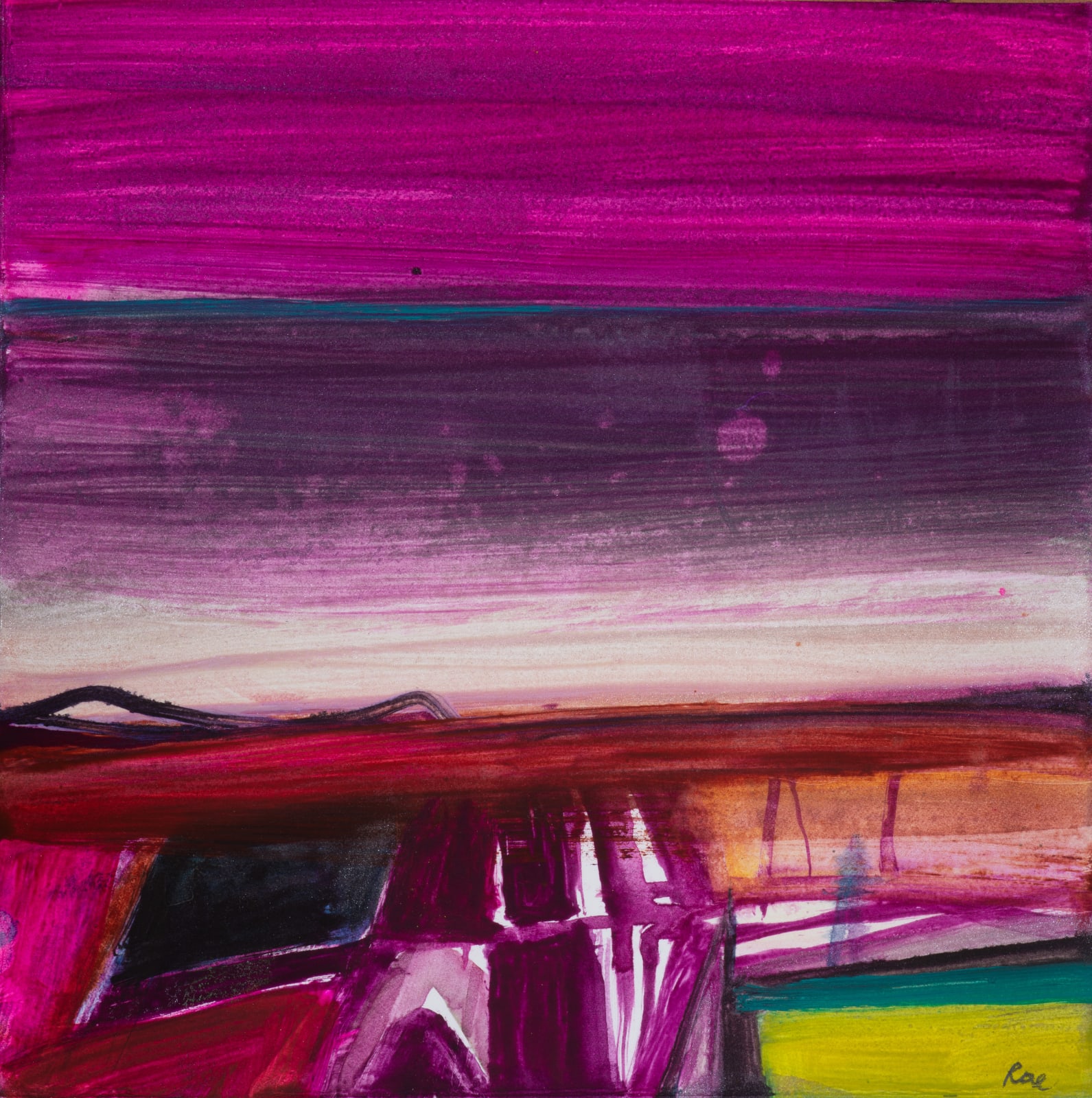 Barbara Rae DBE CBE RA, Blackburn Ridge 1