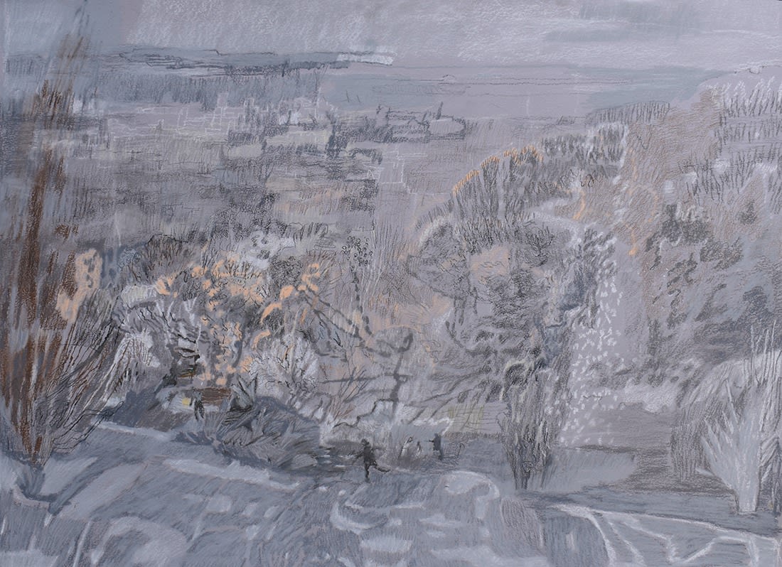 Catharine Davison RSW, Life will open up, (from Calton Hill)