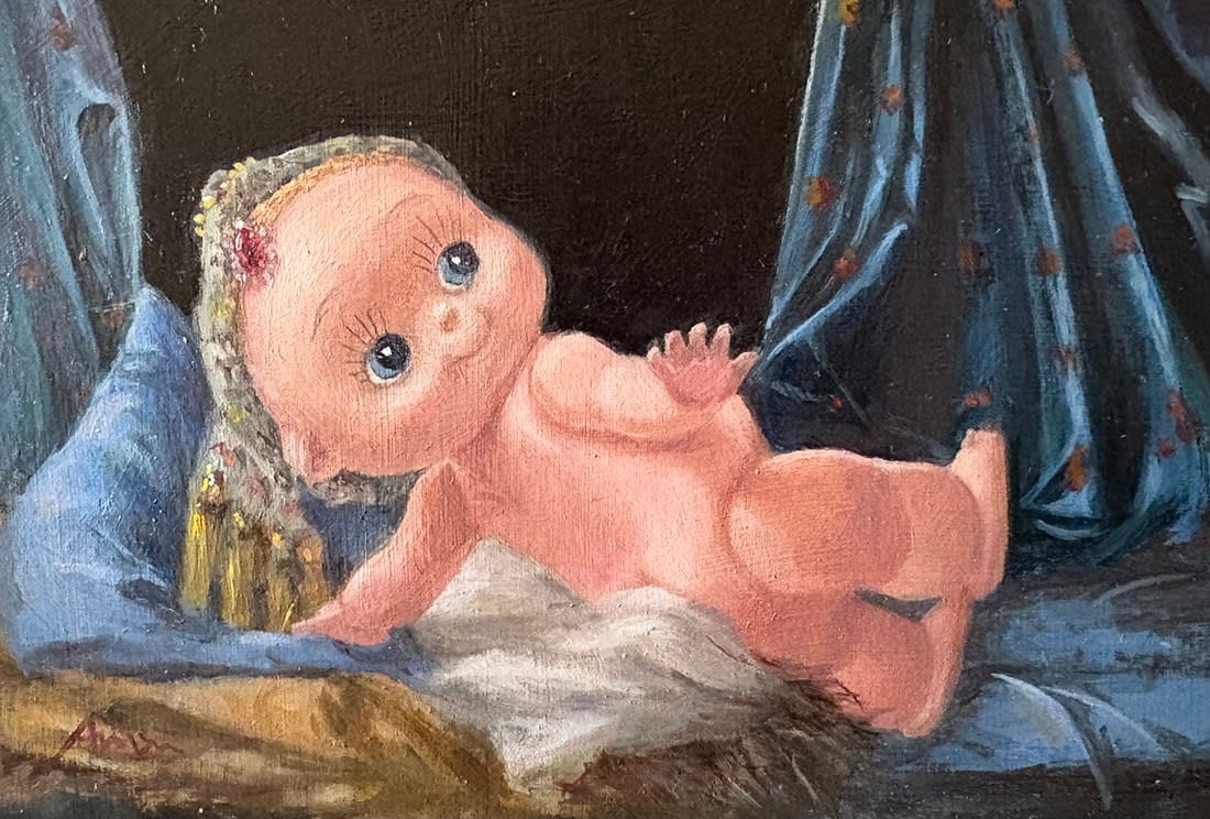 Alice McMurrough RSW RGI PAI, La Petite Odalisque (Homage to Ingres)