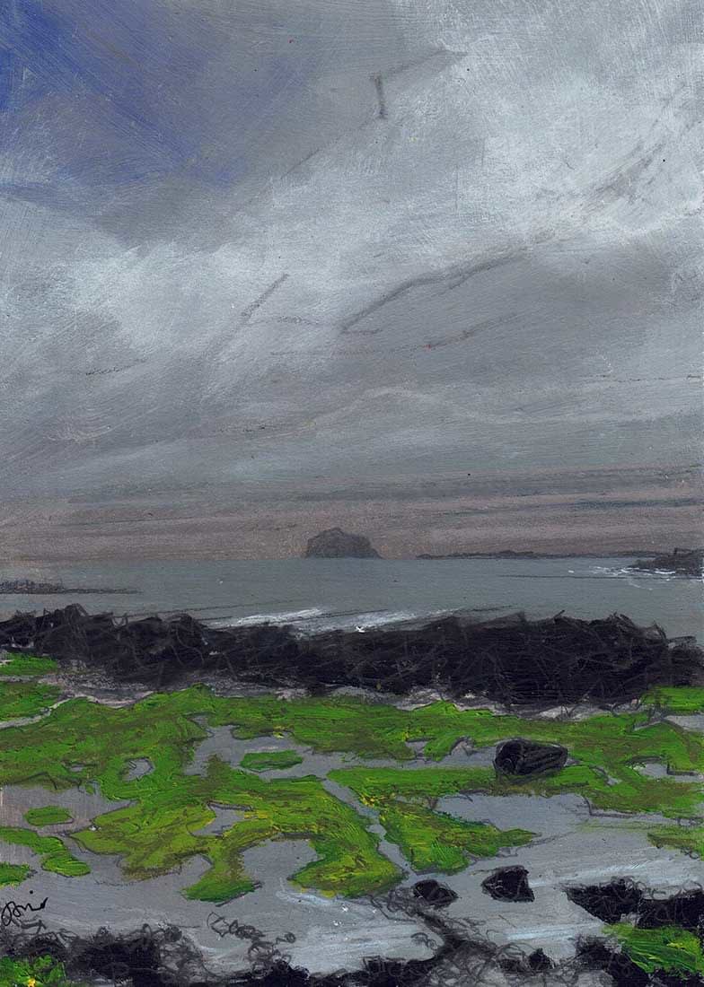 Hilary Joiner, Grey Skies – North Berwick (300)