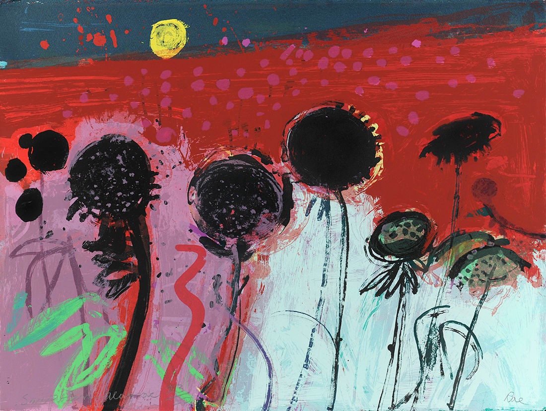 Dame Barbara Rae CBE RA, Sunflowers Alayrac, 2003