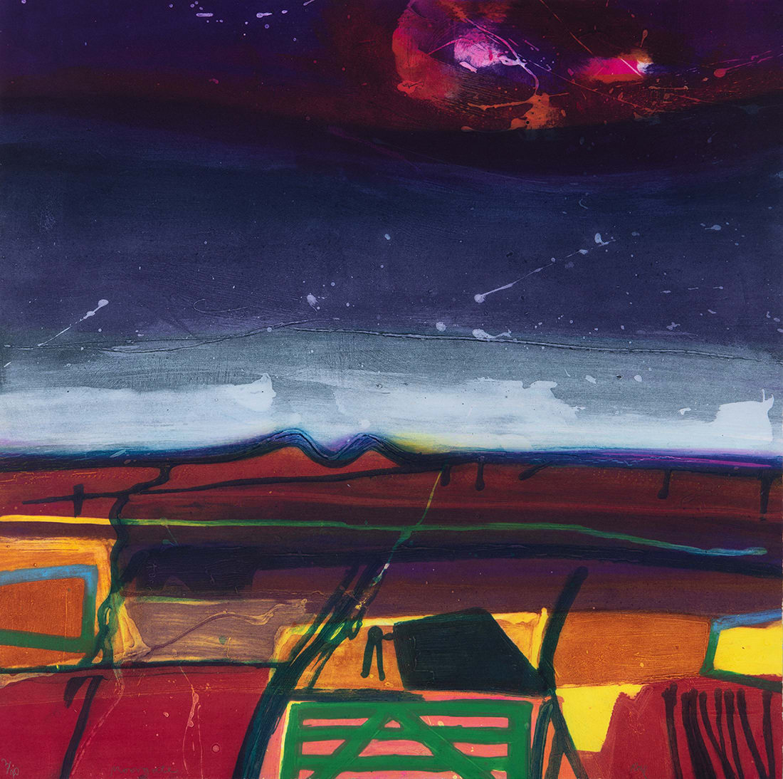 Dame Barbara Rae CBE RA, Moorgate, 2023