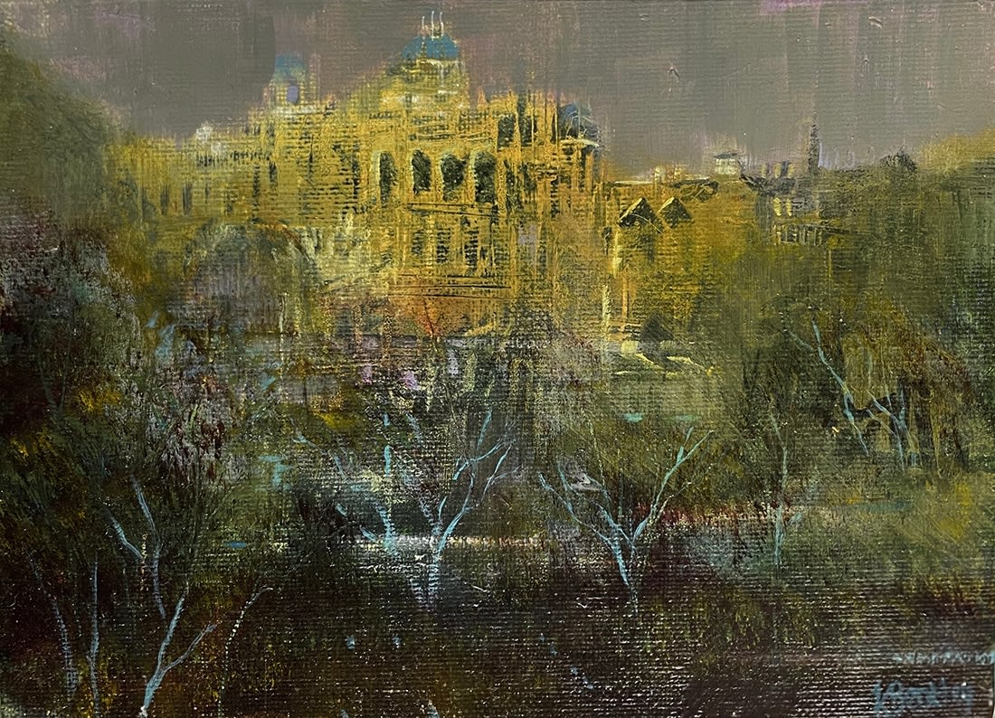 Kate Bentley RSW RI, Above The Trainline V3 (Edinburgh) (136)