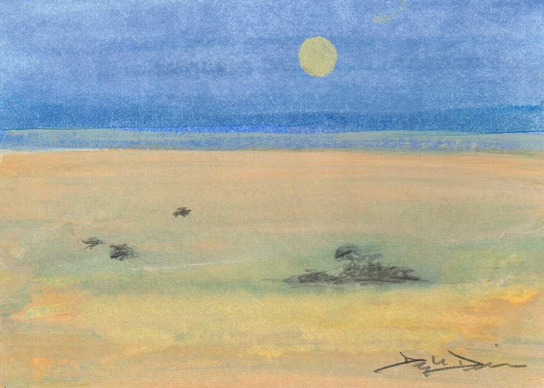 Douglas Davies RSW, Low Tide (142)