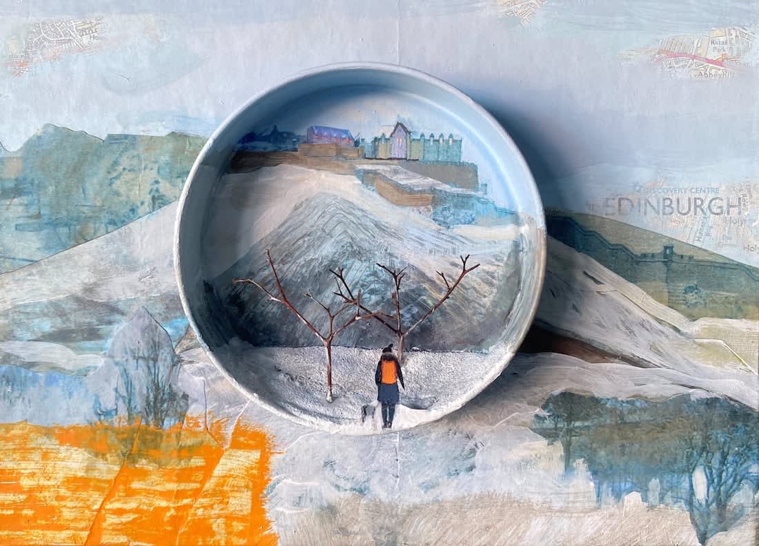 Jayne Stokes, Edinburgh Castle in the Snow (19)