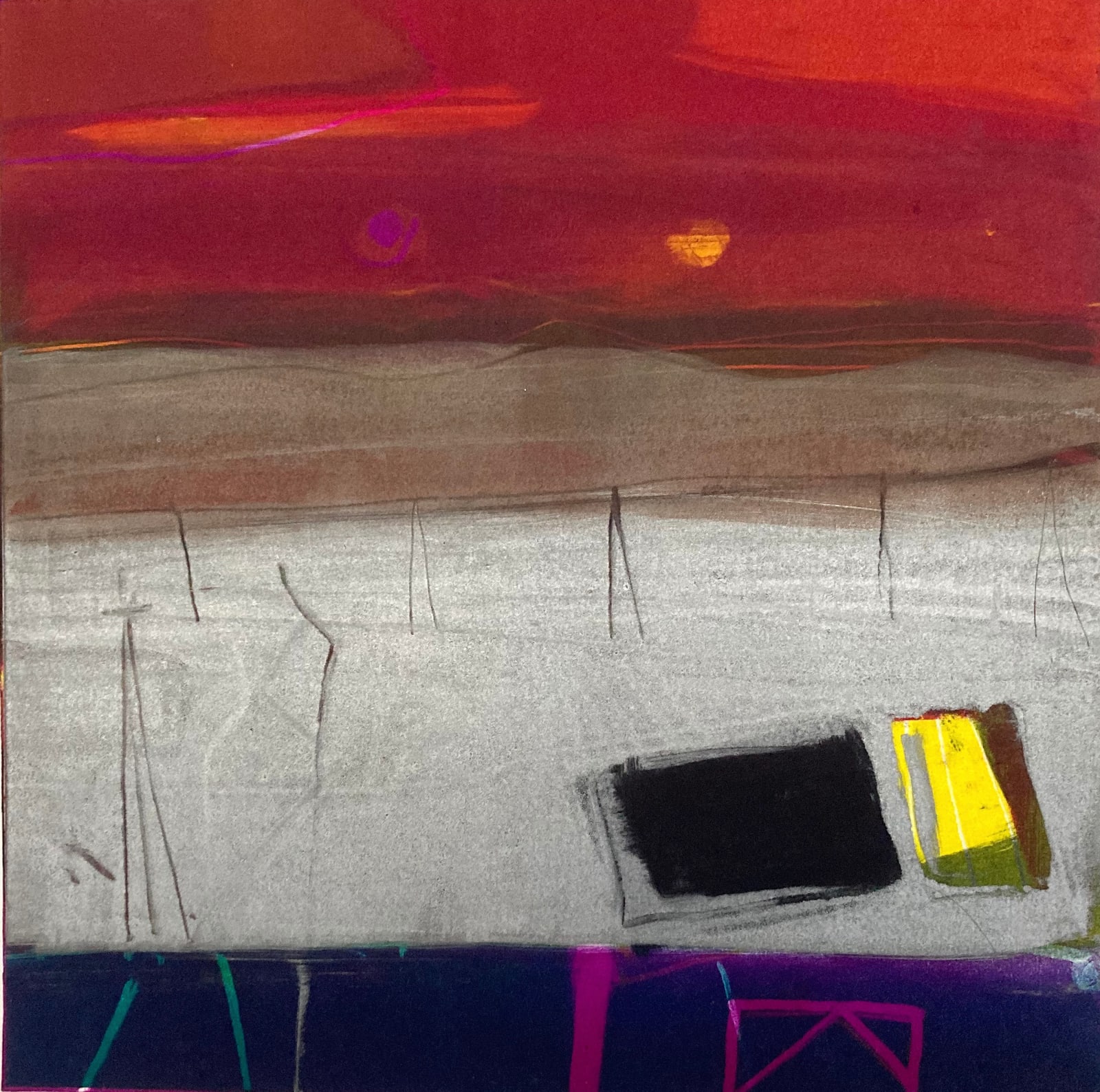 Barbara Rae DBE CBE RA, Dark Gate Priestlaw