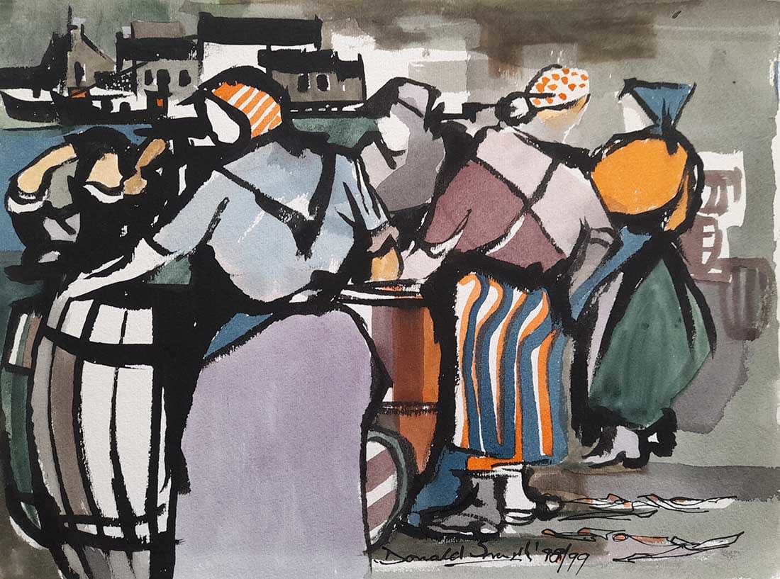 Donald Smith (1926–2014), Fishergirls One , 1998