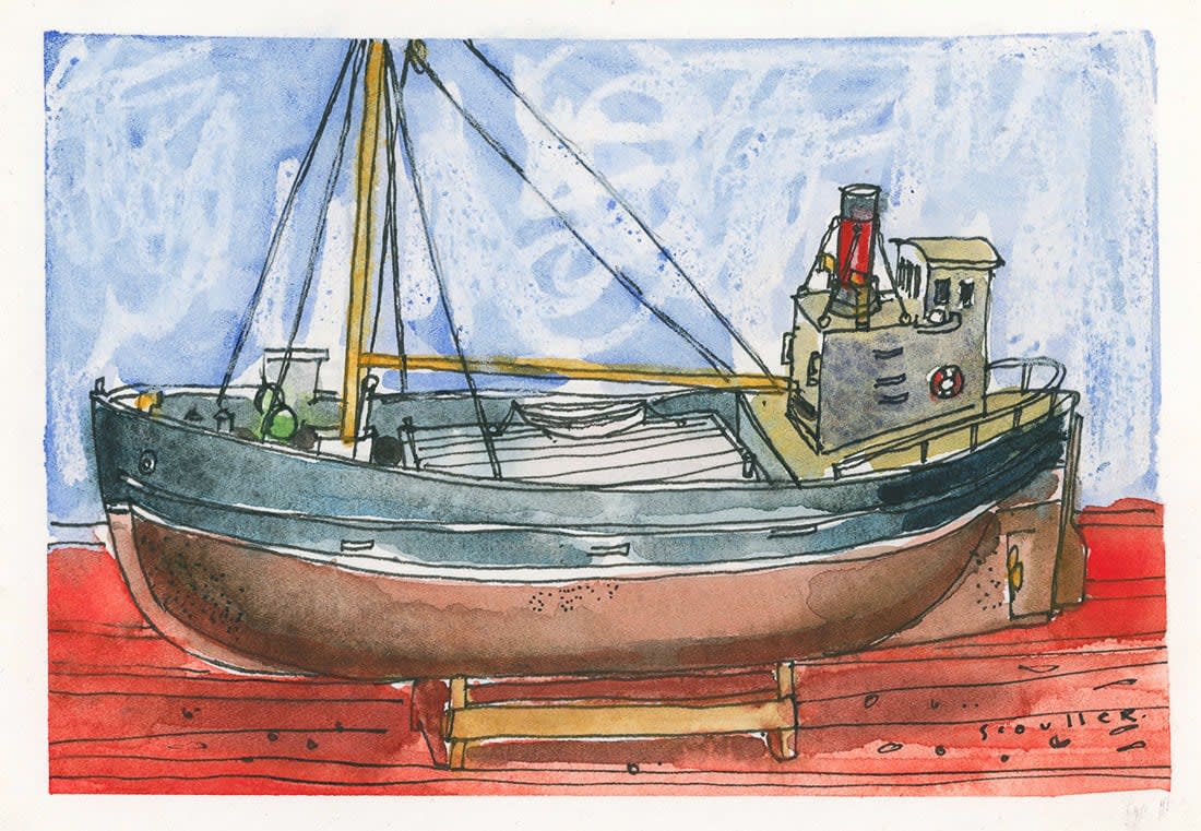 Glen Scouller RSW RGI, Wee Model Puffer (284)