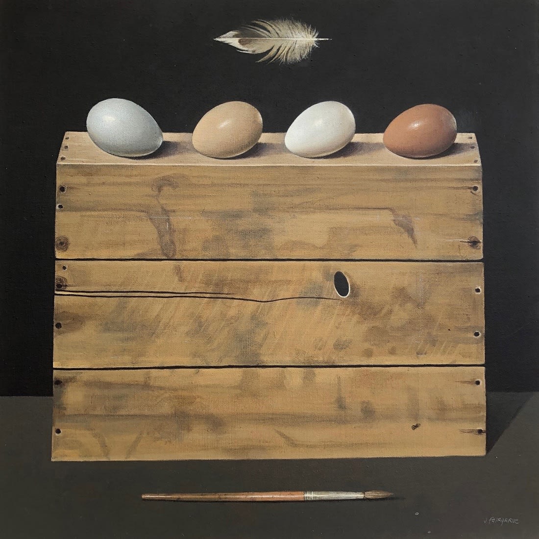 James Fairgrieve RSA RSW, Four Eggs