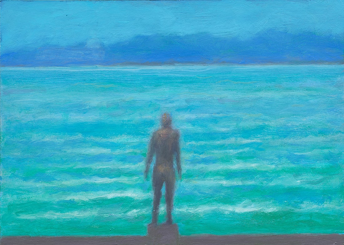 Philip Archer OBE, Gormley Sculpture, Forth Sentinel (278)