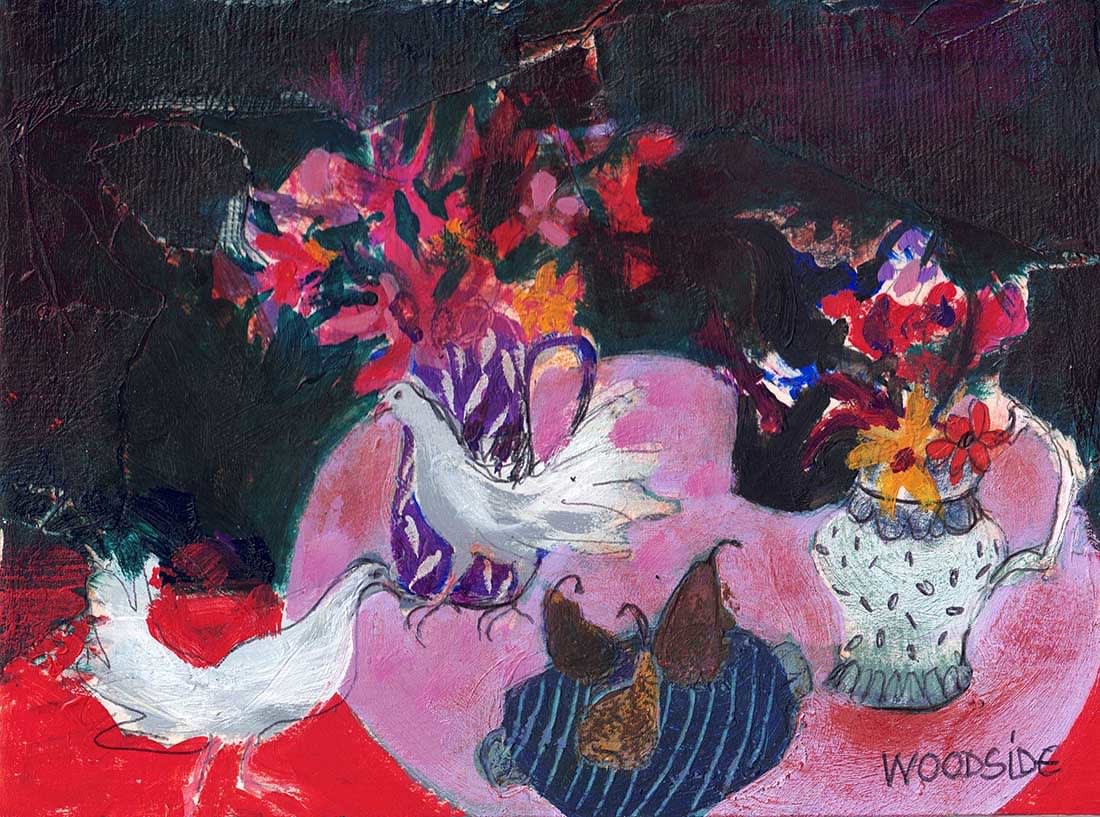 Christine Woodside RSW RGI, Autumn Posies (333)