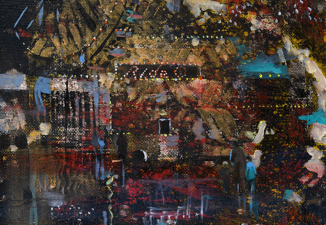 Kate Bentley RSW RI, Study for ' Winter Light -Edinburgh' (139)