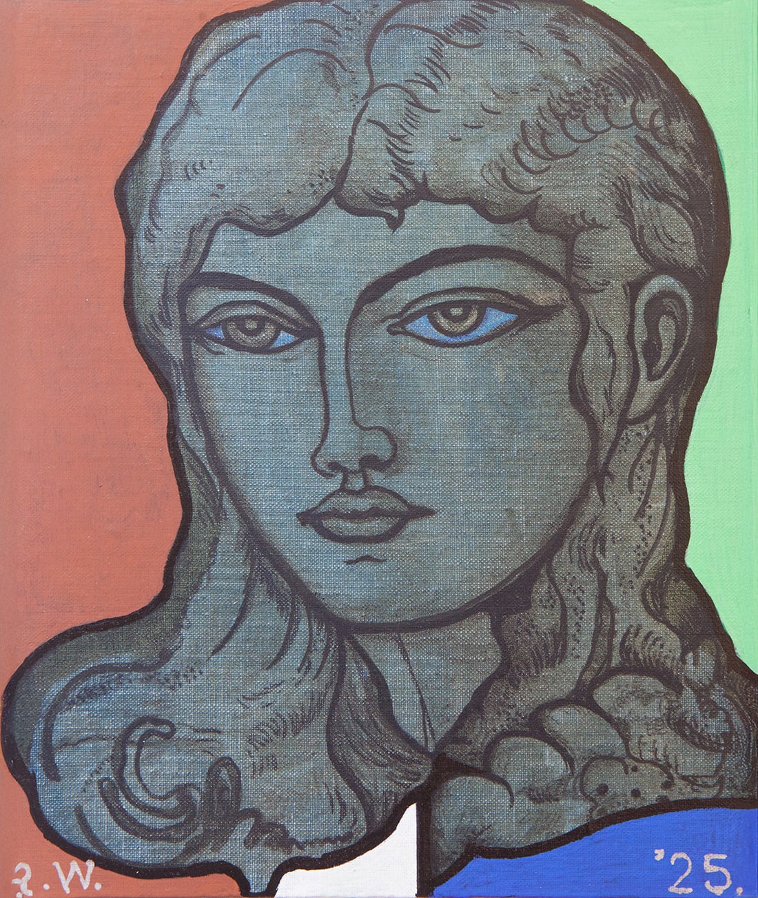 Adrian Wiszniewski RSA, Boudica, Stain Glass