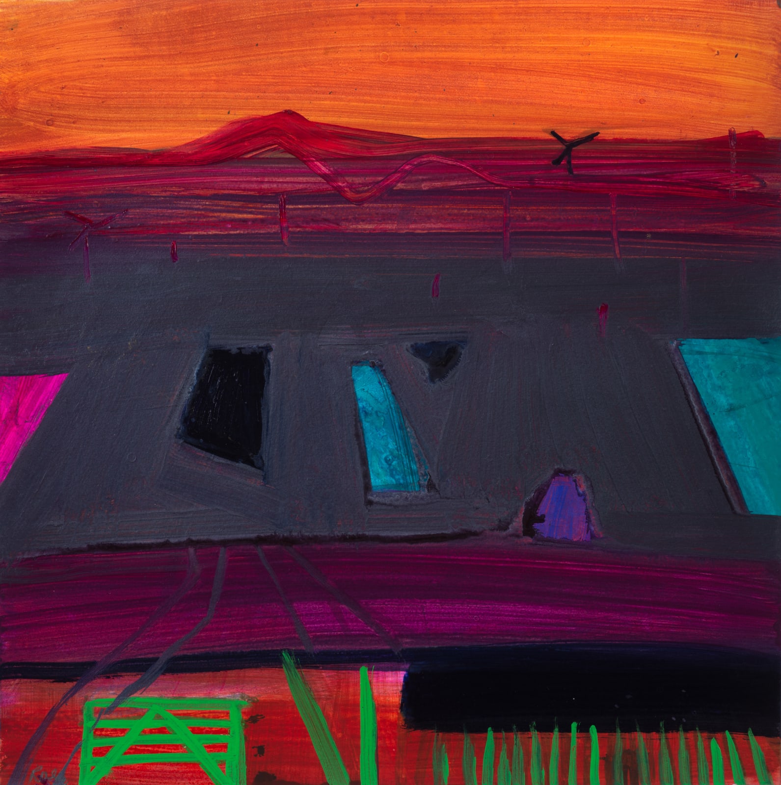 Barbara Rae DBE CBE RA, Weather Law Gate