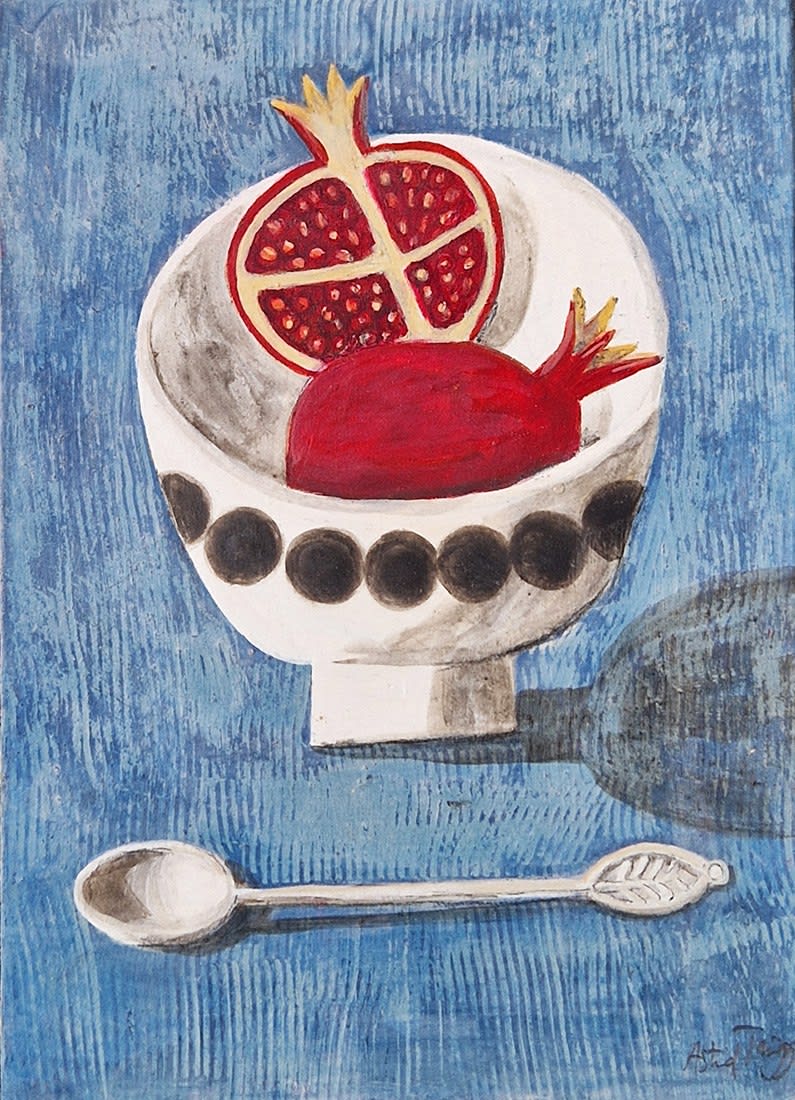 Astrid Trügg, Bowl with pomegranates (306)