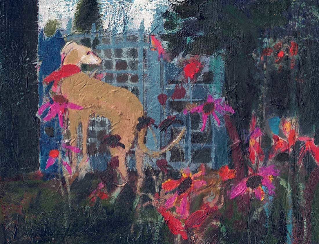 Christine Woodside RSW RGI, The Garden Gate (331)