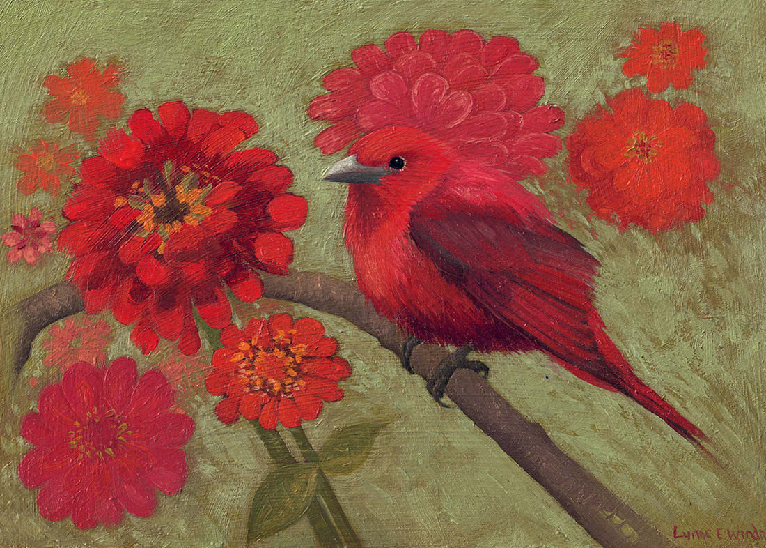 Lynne Windsor, Today I Saw a Summer Tanager (40)