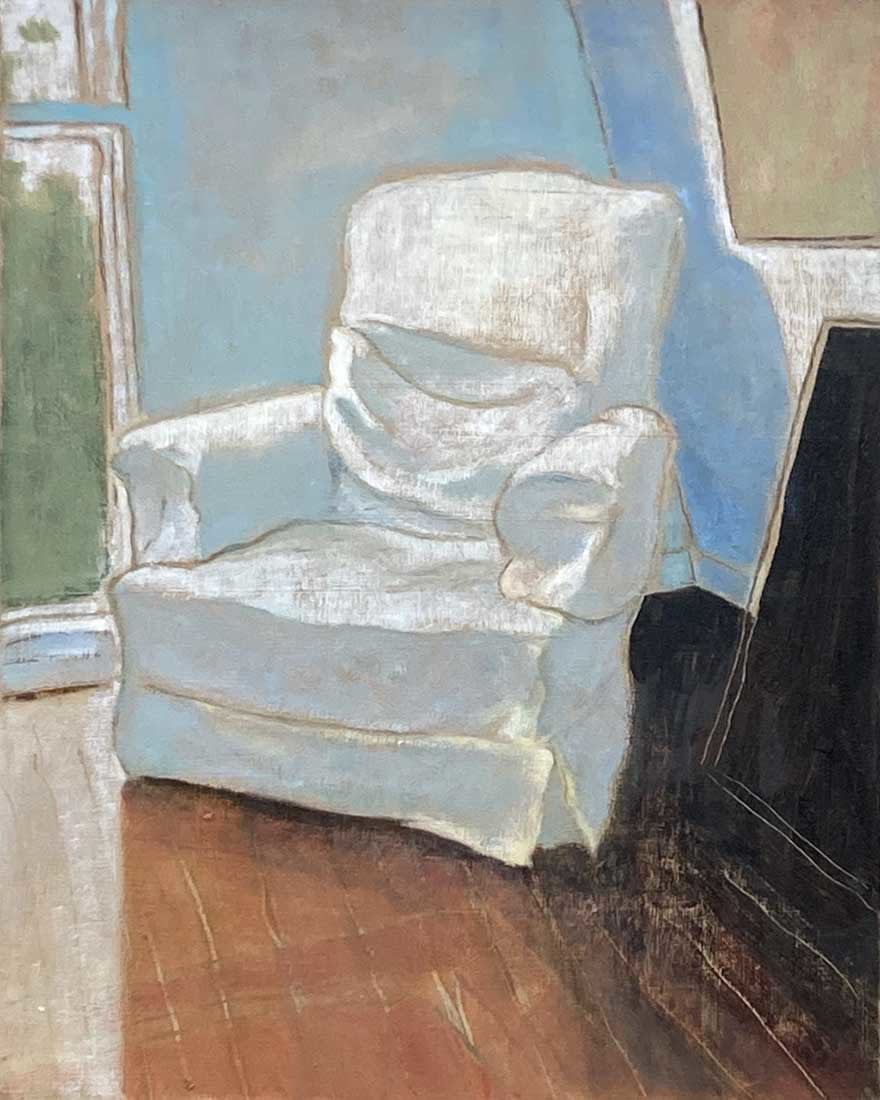 Audrey Rapier, The White Chair, Kettle's Yard