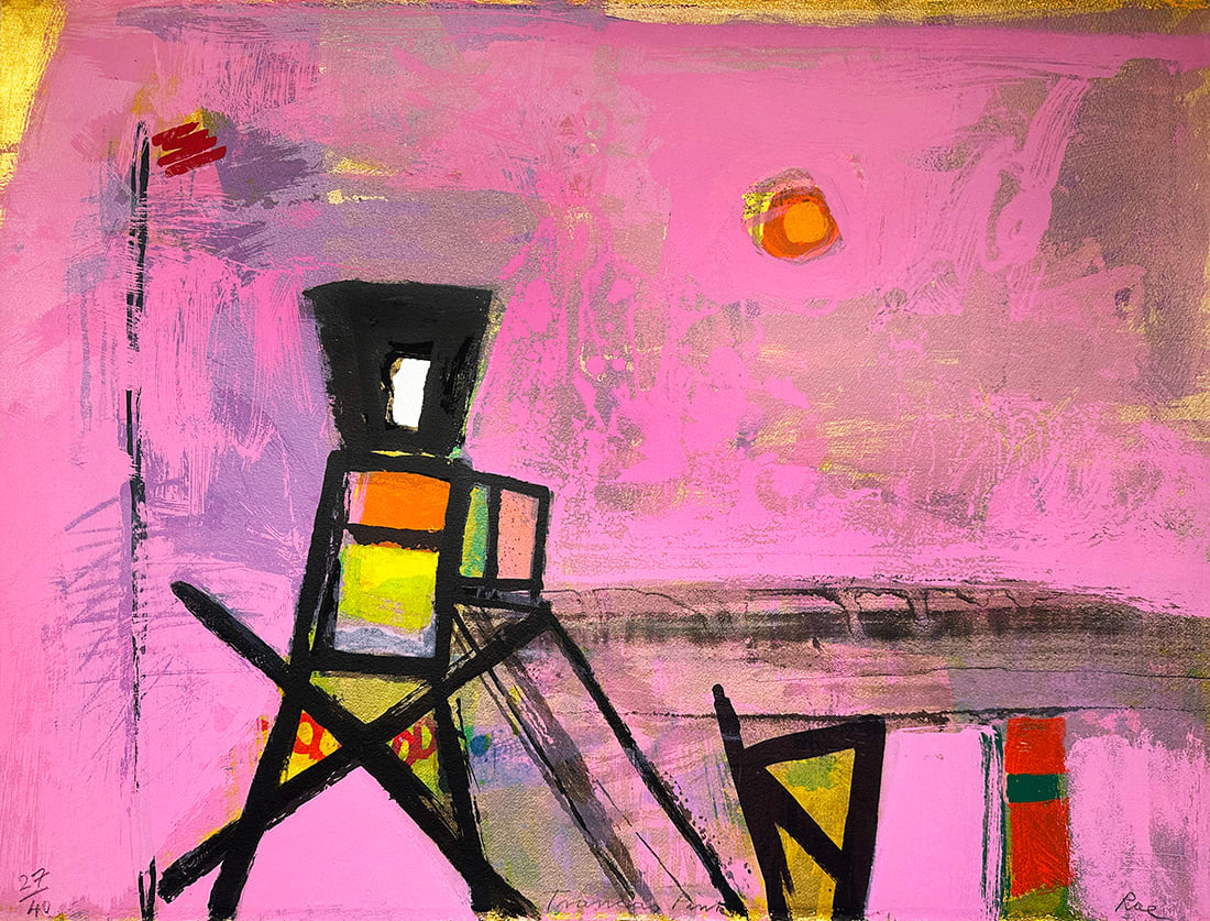 Dame Barbara Rae CBE RA, Trancas Pink, 2002