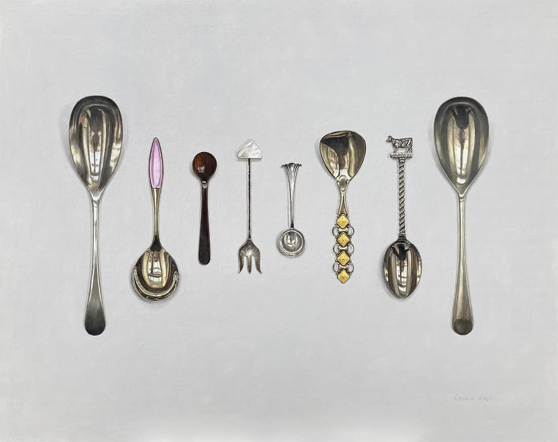 Rachel Ross, Line of Silver with Small Horn Spoon