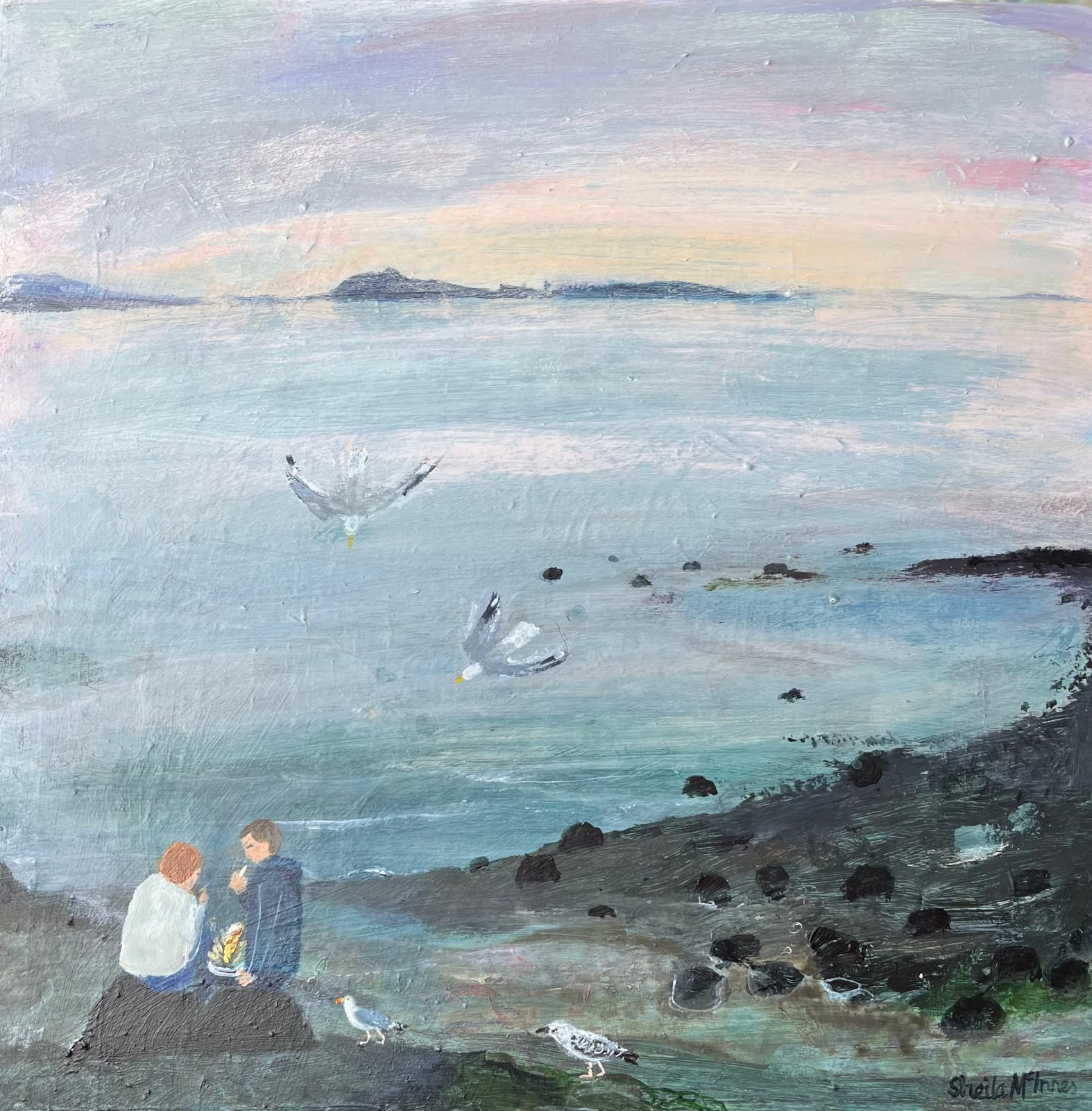 Sheila McInnes, Fish and chips on Longniddry Bents