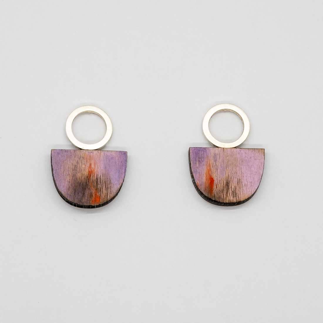 Cristina Zani, Small Half Oval Earrings
