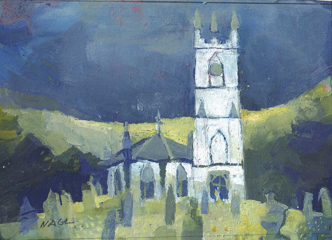 Hazel Nagl RGI RSW PAI, Glengorchy and Innishael Parish Church, Dalmally (308)