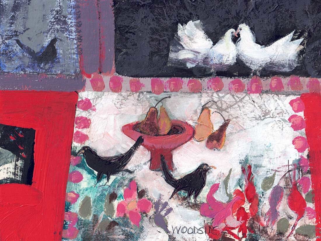 Christine Woodside RSW RGI, Busy Table (314)