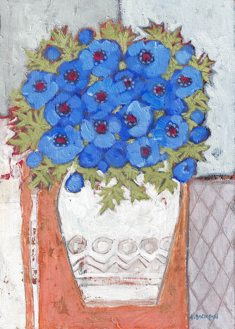 Alison Dickson, Blue Anemones (242)