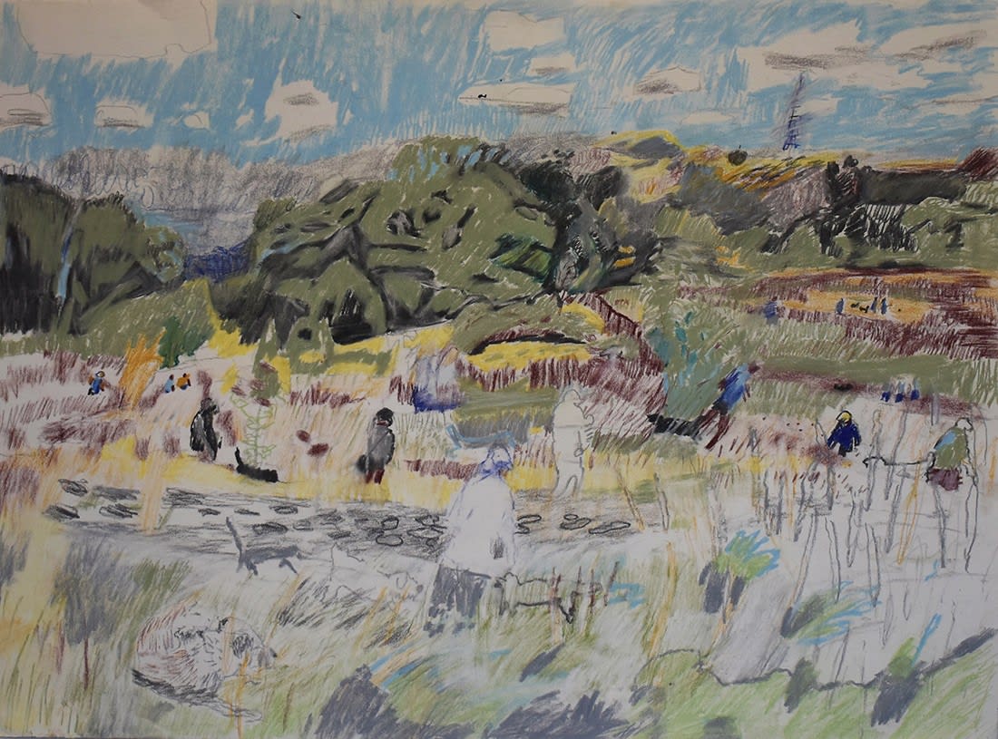 Catharine Davison RSW, Searching, (The Hermitage Nature Reserve)