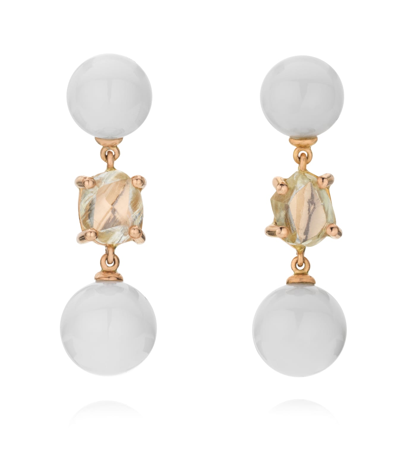 Melanie Georgacopoulos, Double Pearl Drop Earring