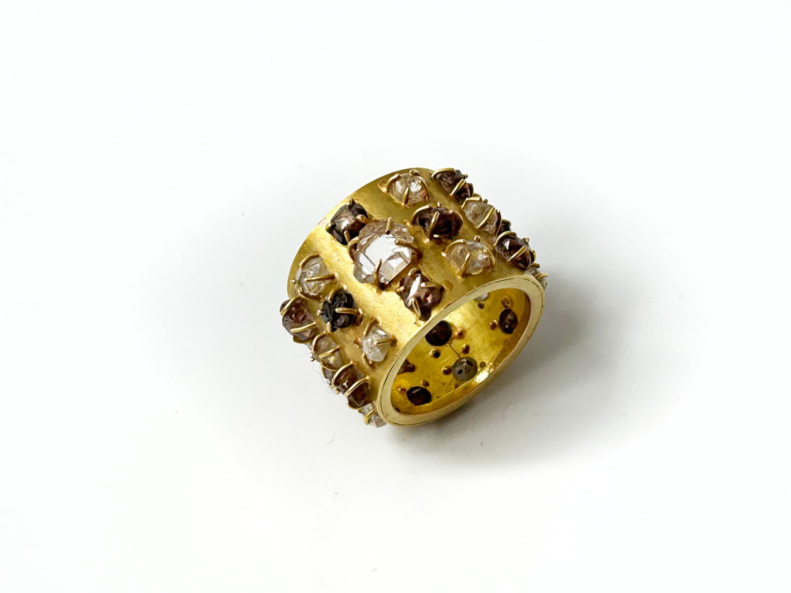 Philip Sajet, Diamond Encrusted Ring, 2017