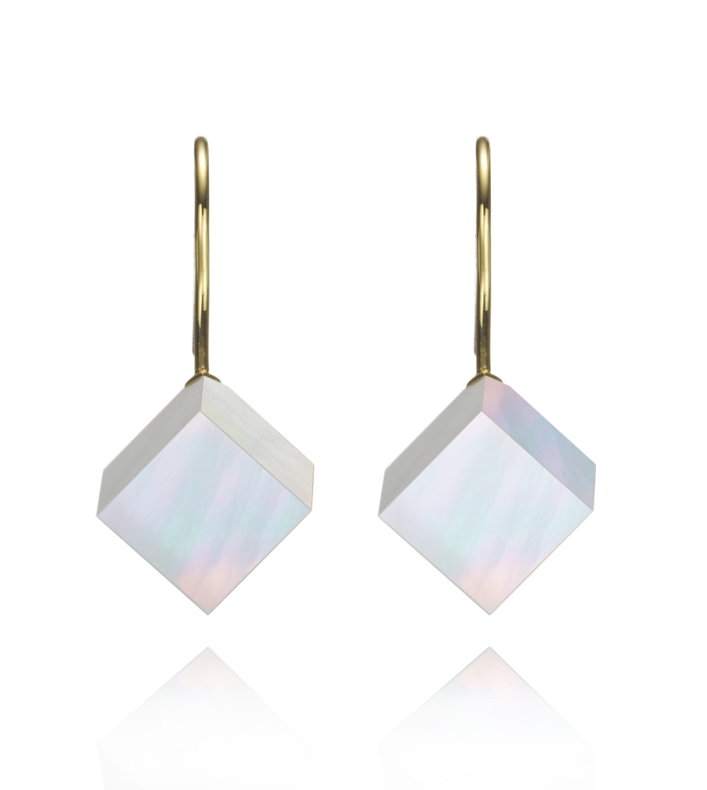 Melanie Georgacopoulos, Cube Hook Earrings"