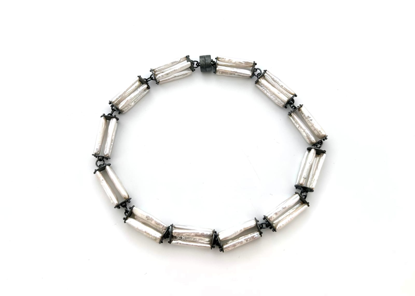 Heather Guidero, 4 Pillar Pearl Necklace