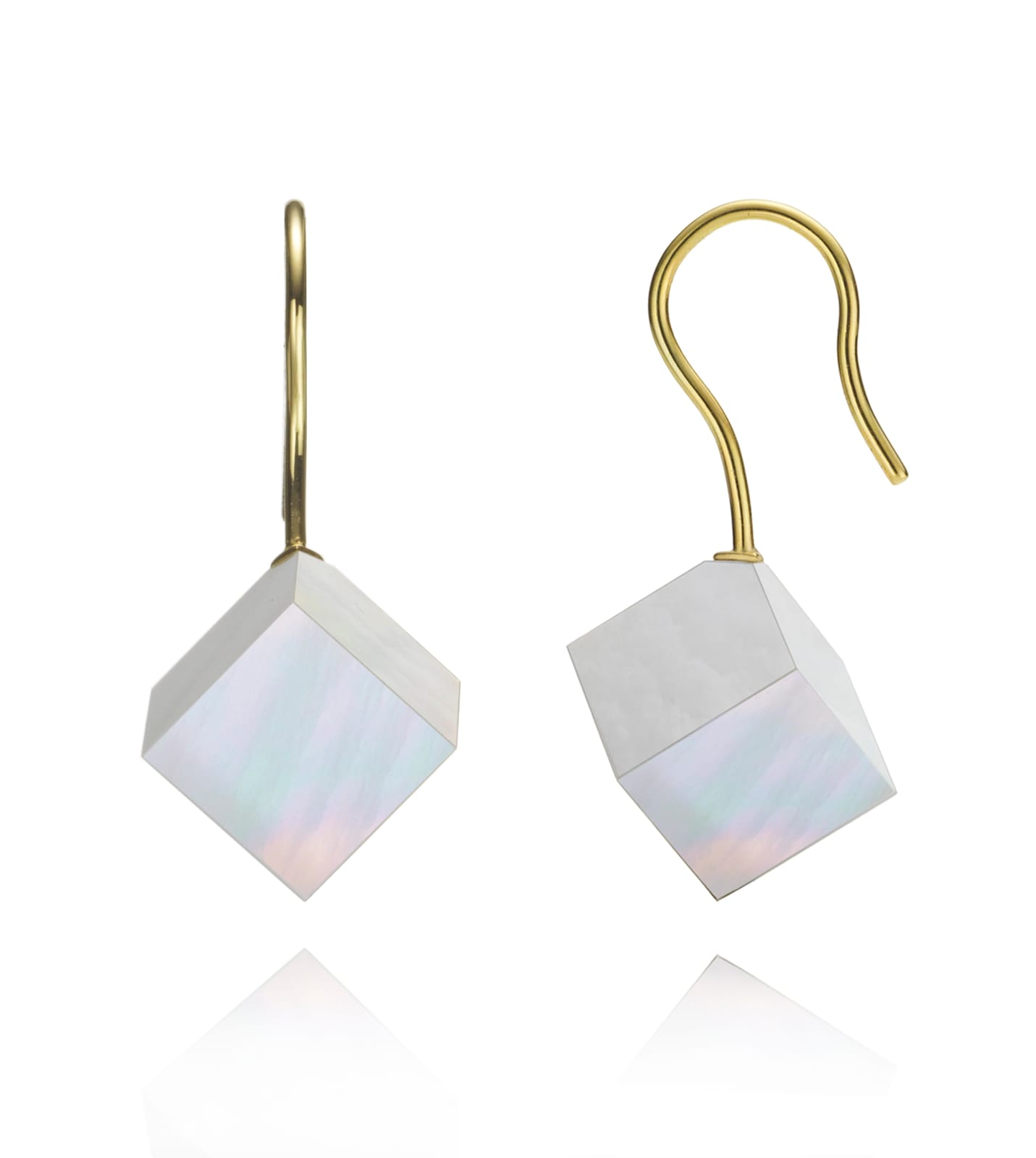 Melanie Georgacopoulos, Cube Hook Earrings"