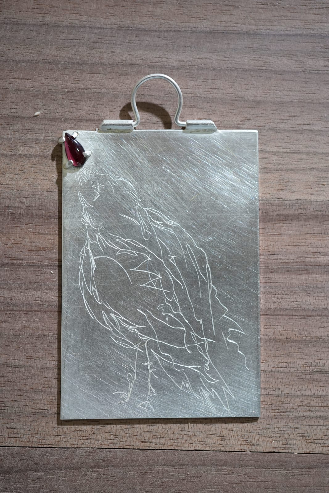 Iris Eichenberg / Jimena Rios, Bird with Stone, 2024