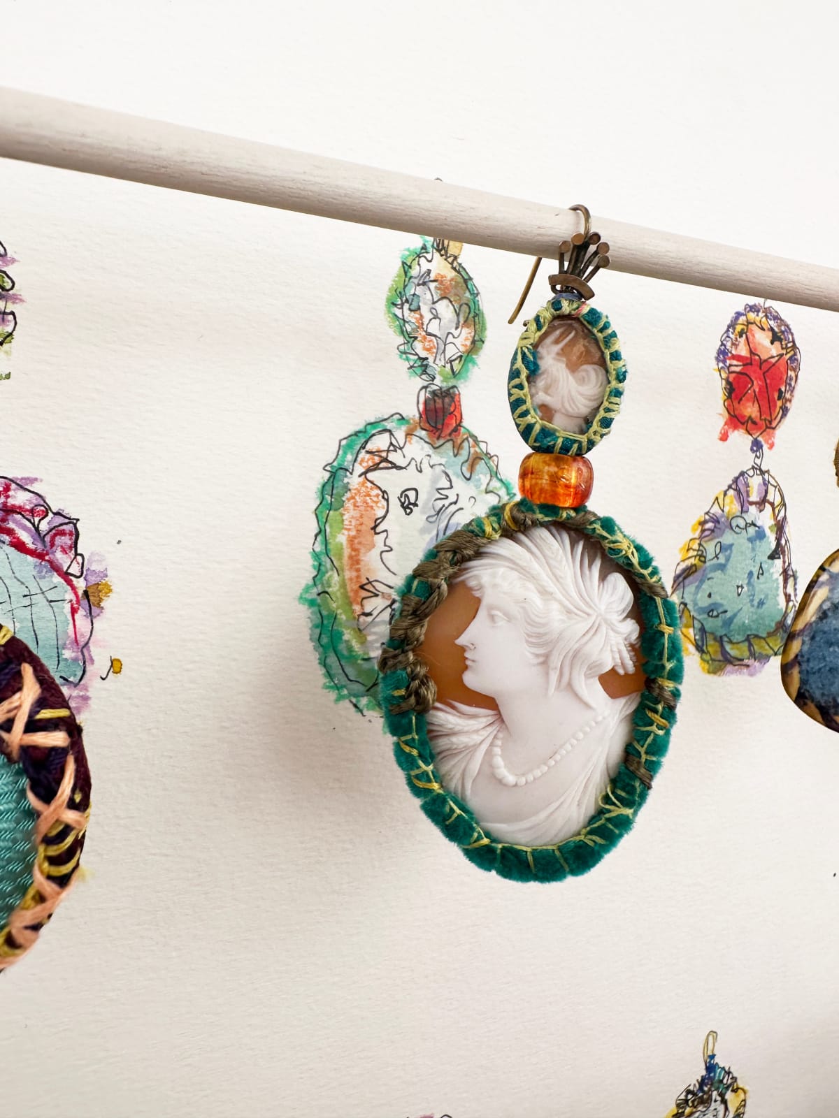 Samuel Gassman, All The Single Earrings, 2025