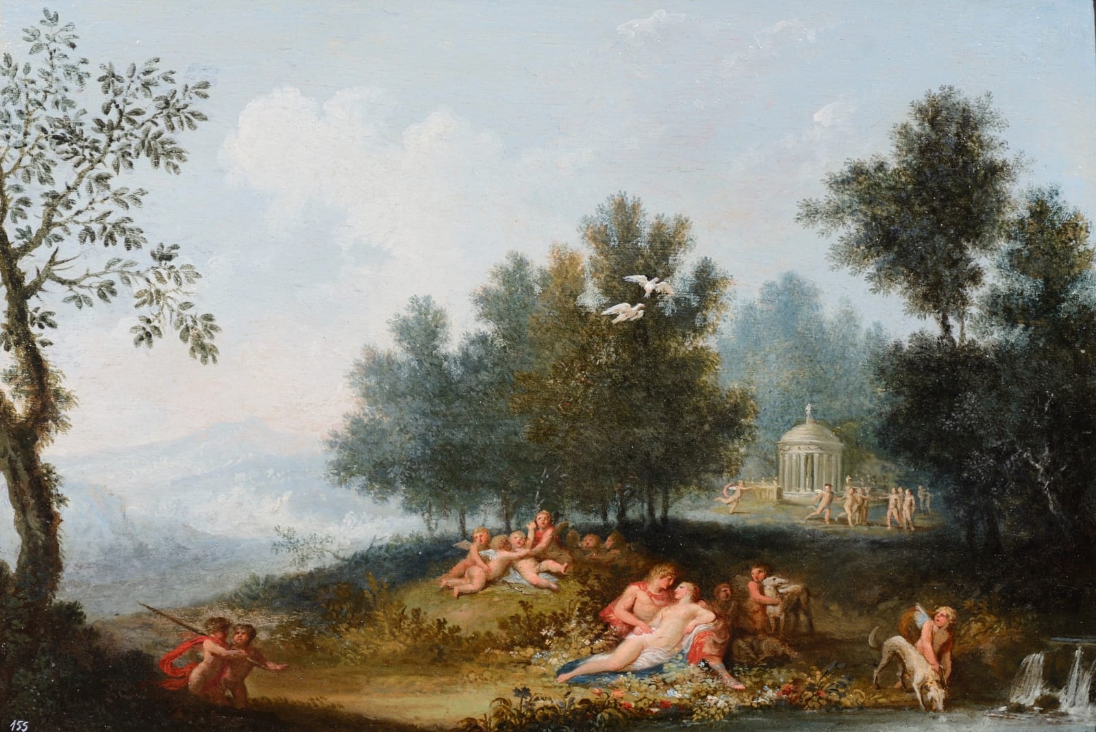 Andrea Appiani, Paesaggio ideale con Venere e Adone, 1799-1801