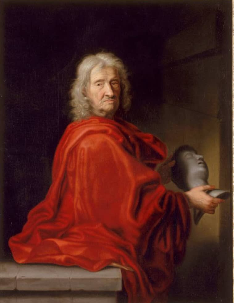 Artista Francese della fine del XVII secolo, Ritratto di scultore (Philippe de Buyster ?)