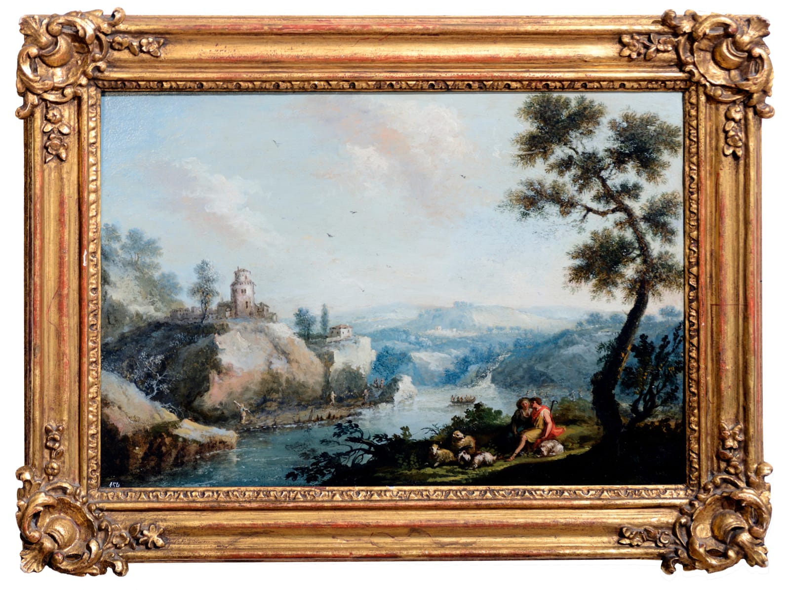 Andrea Appiani, Paesaggio arcadico con scena pastorale, 1799-1801