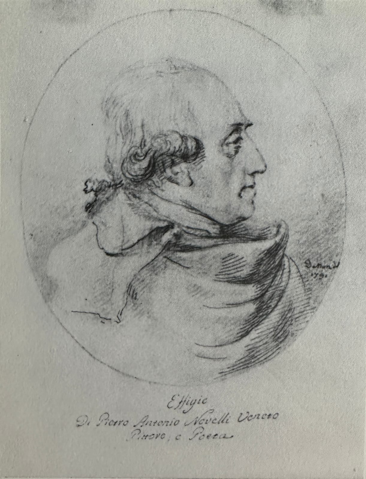 Domenico Pellegrini, Ritratto di Pietro Antonio Novelli, 1795