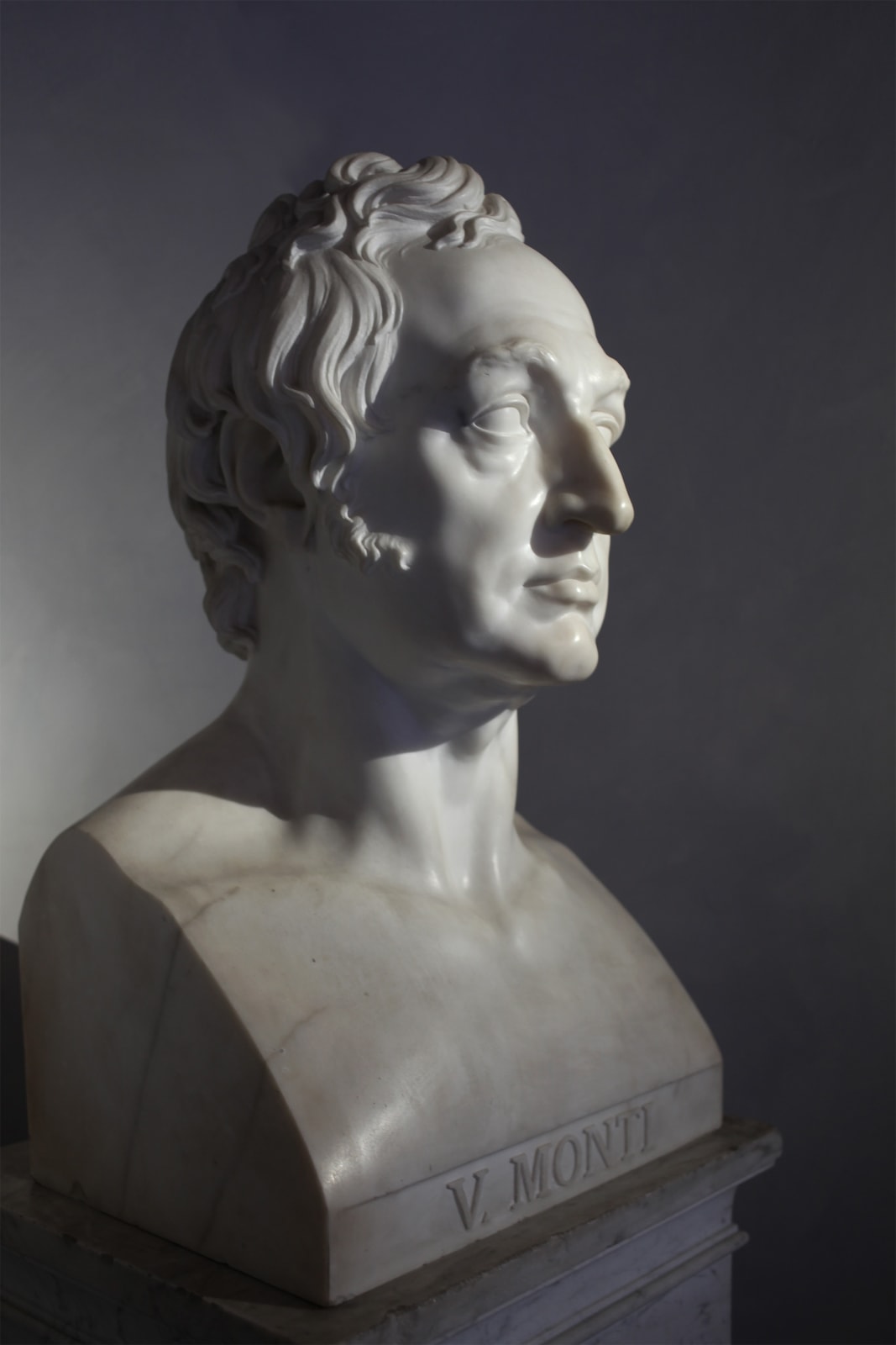 Abbondio Sangiorgio, Erma di Vincenzo Monti, 1833 ca