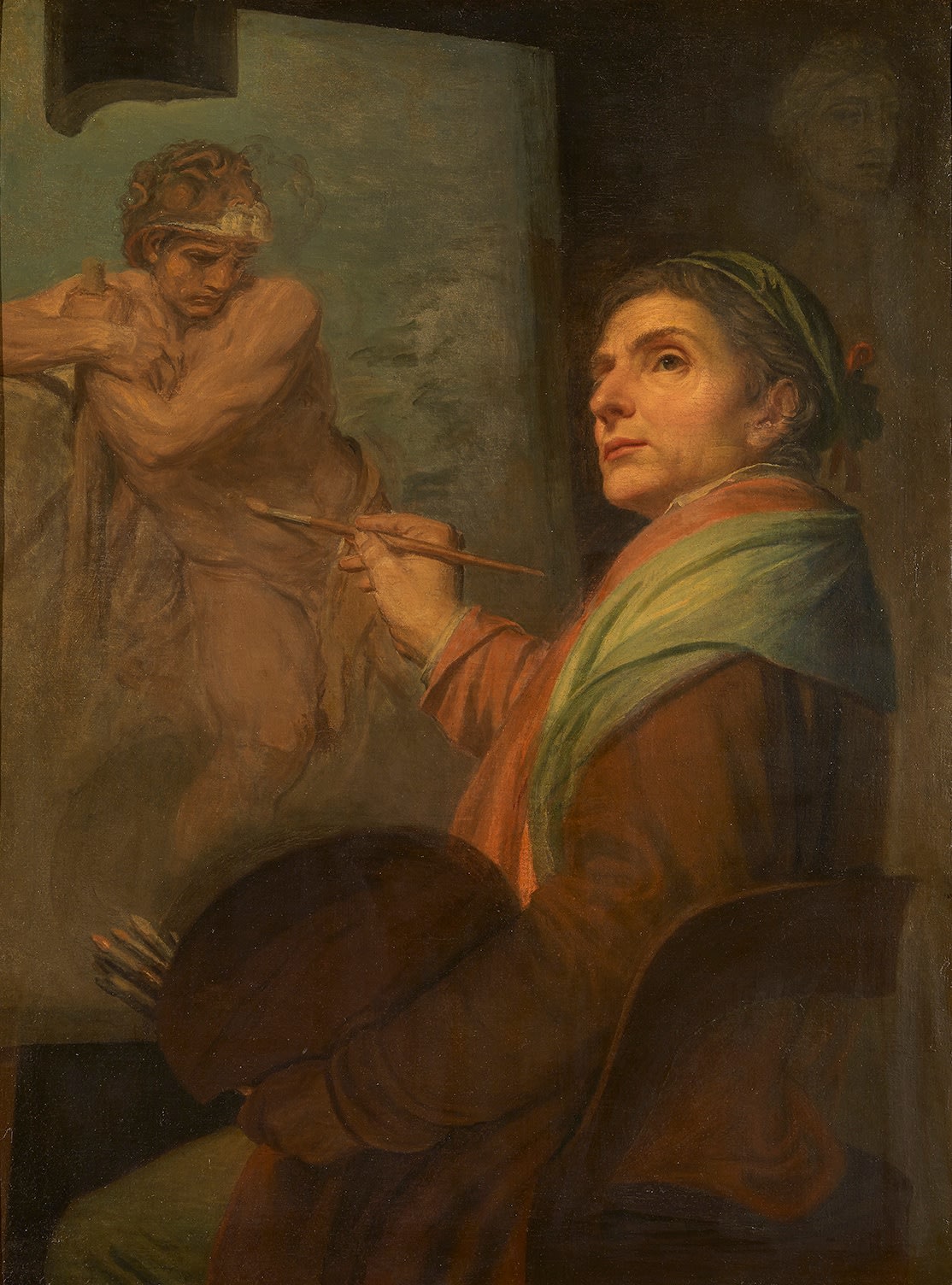 Domenico Corvi, Autoritratto, 1785 ca