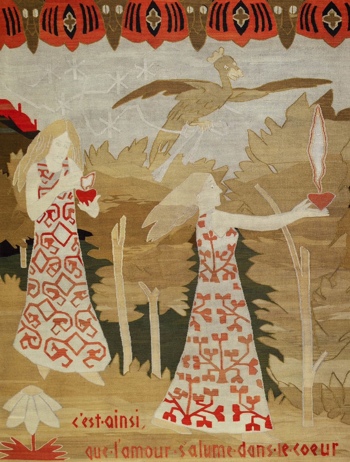 Gerhard Munthe, 'C'est Ainsi' tapestry, 1898