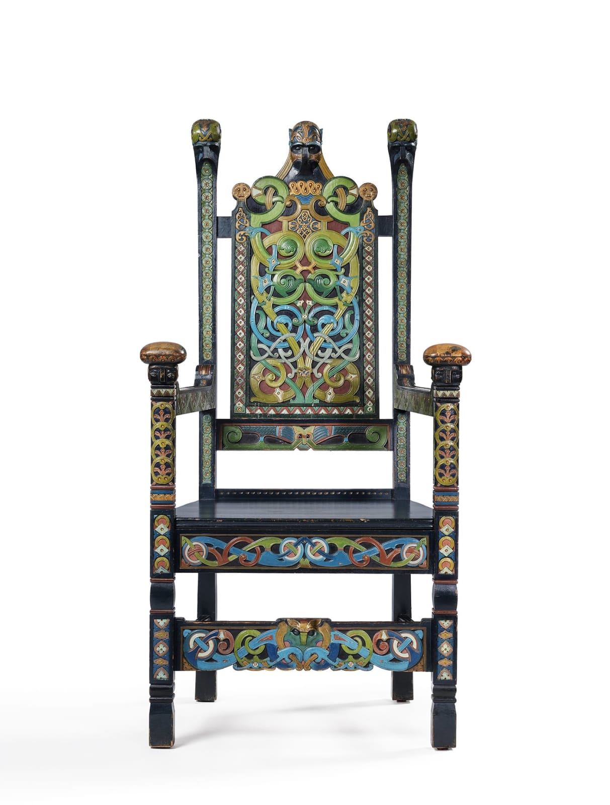 Lars Kinsarvik, Throne armchair, ca. 1910