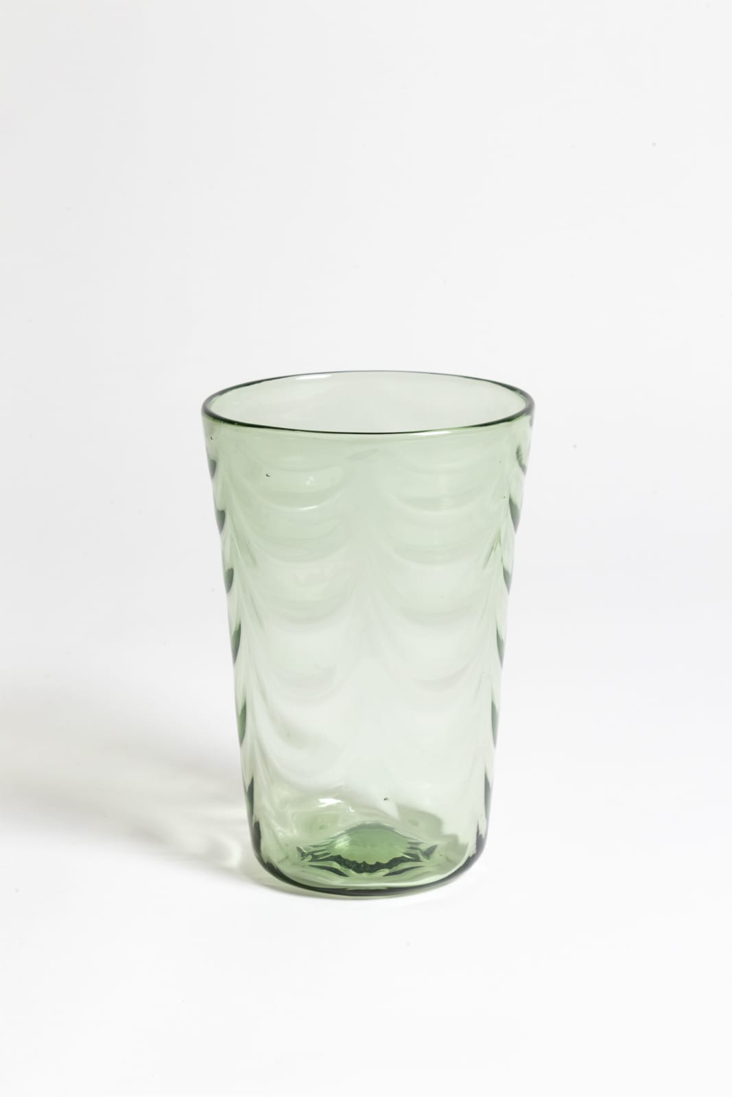 Sea Green Whitefriars Glass Vase